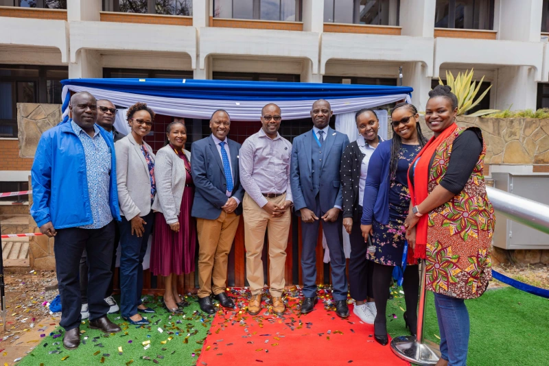 Britam Unveils 183- Solar Panel Car Port at Britam Centre